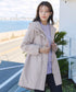 【安田美沙子さん着用】ウォーマル中綿フーデッドコート